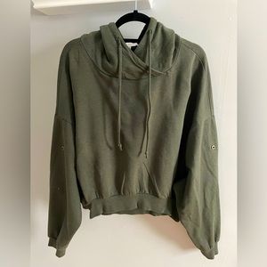 Cropped Hoodie Sweatshirt